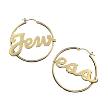 Load image into Gallery viewer, JEWESS &quot;Jew ess&quot; Hoop Earrings