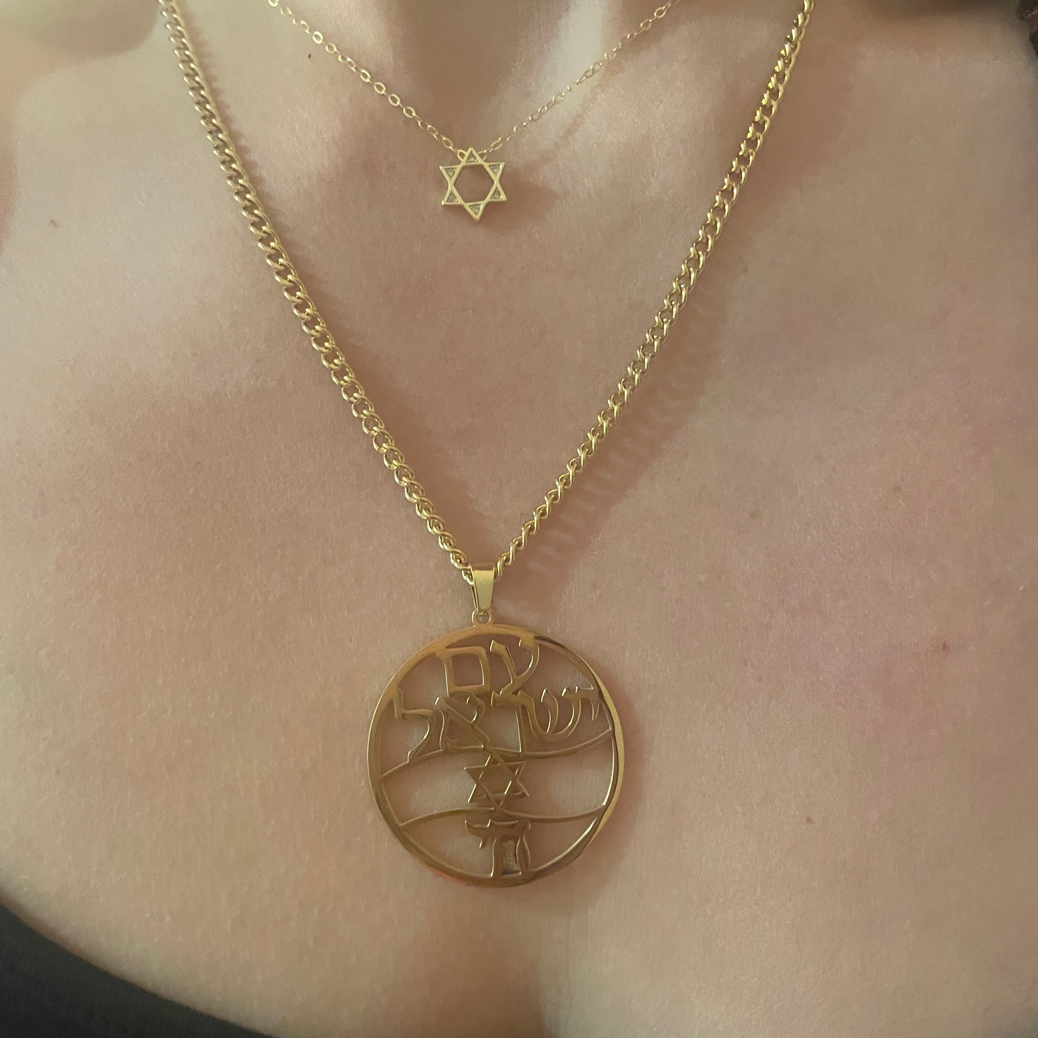 14k Gold Chai Pendant, Classic Filigree Design Chai Necklace, Jewish Jewelry,  Hebrew Necklace, Judaica Gifts, - Etsy