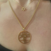 Load image into Gallery viewer, Am Yisrael Chai Necklace - Gold