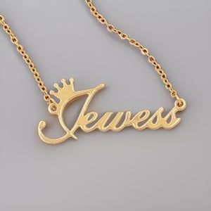 JEWESS QUEEN 👑 Name Plate Necklace  - Pre Order