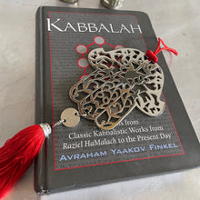 Load image into Gallery viewer, Kabbalah Red String Wall Hamsa