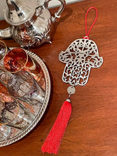 Load image into Gallery viewer, Kabbalah Red String Wall Hamsa - Hamsa Alek