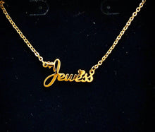 Load image into Gallery viewer, JEWESS LOVE ❤️ Name Plate Necklace