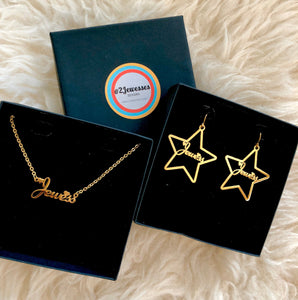 JEWESS LOVE ❤️ Name Plate Necklace