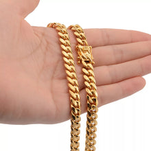 Load image into Gallery viewer, The Mega Magen Bling Necklace on Cuban Chain